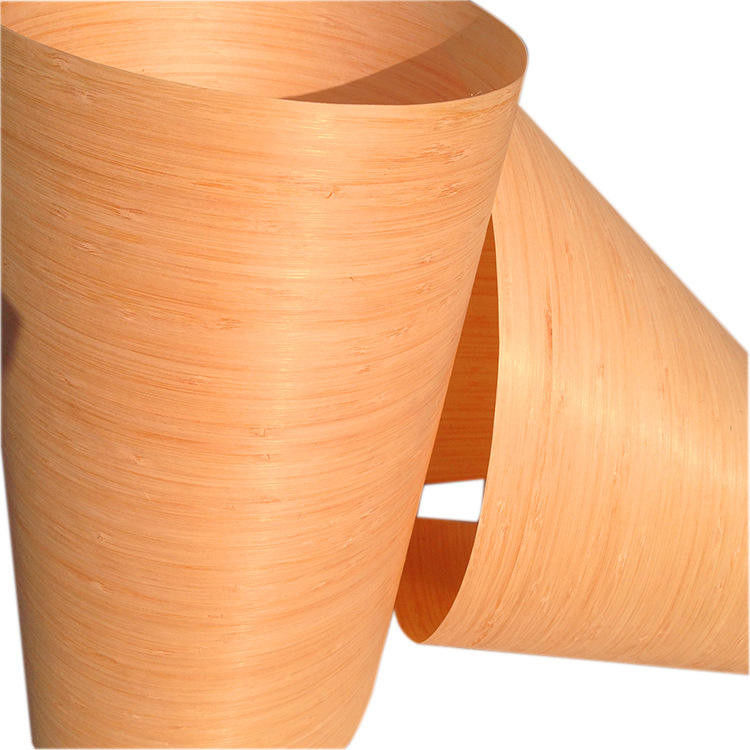 0.20mm 0.60mm φυσικά φύλλα καπλαμάδων μπαμπού ξύλινα για το καθιστικό