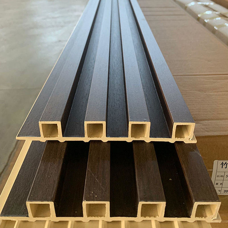 Εγχώρια διακόσμηση 160*24mm τρισδιάστατη Fluted επένδυση Morden επιτροπών τοίχων Wpc