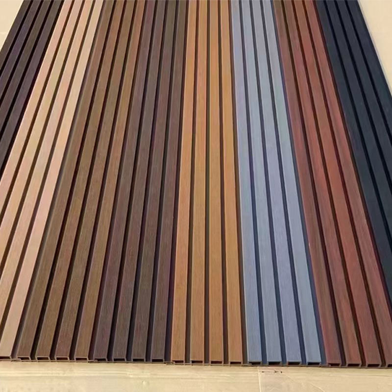 Υψηλής ποιότητας κούφιο φράχτη φλεγόμενη συμπαραγωγή διακοσμητικό ξύλο πλαστικό σύνθετο Wpc εξωτερικό τοίχωμα επένδυση