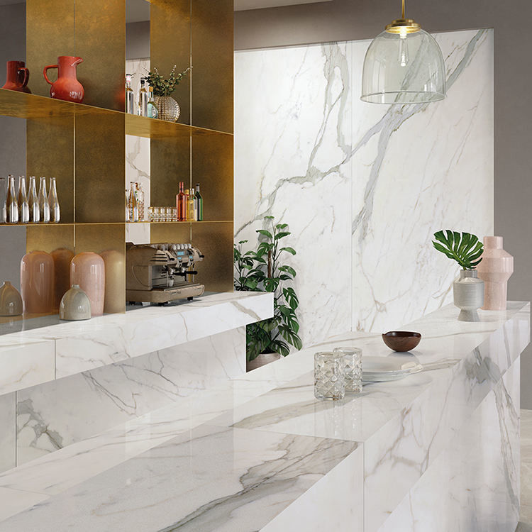 Πίνακα SPC PVC Μαρμάρινο Πίνακα Πέτρα πλαστικό UV Πίνακα τοίχου Πίνακα μαρμάρινο τοίχο πλάκας κατεργασμάτων χαλκού μαρμάρινο