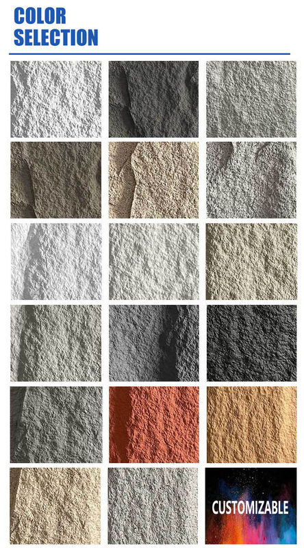 Πίνακα τοίχου από πέτρα PU Πίνακα πέτρας πολυουρεθανίου Πίνακα 3D Πίνακα τοίχου Πίνακα τεχνητού ελαφρού βάρους λίθος σχιστόλιθο