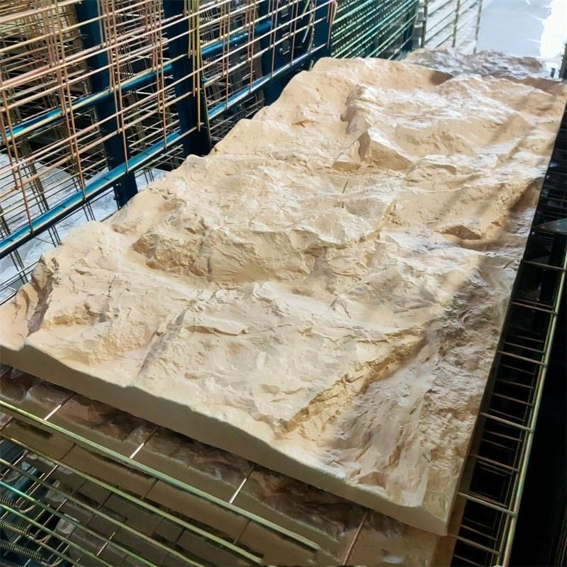 Εσωτερικός και εξωτερικός τοίχος ΠΕ πέτρινο πάνελ πλαστό πέτρα τεχνητό πέτρινο τοίχο πάνελ