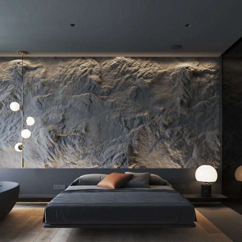 Φαρμακευτική τιμή Τεχνητή Φύση Πέτρα PU Φούσκα Πέτρα Για τοίχο Διακόσμηση PU 3D τοίχος Πίνακα