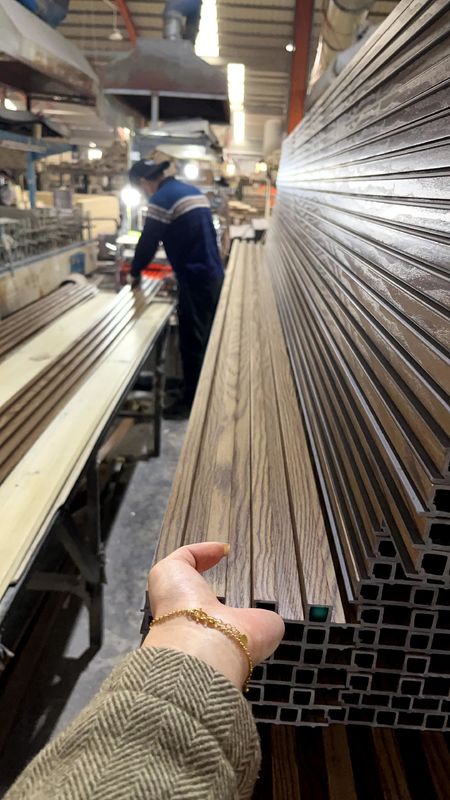 SONSILL UTO Wpc PVC διακοσμητικό εσωτερικό τοίχωμα κάλυψη πλαστικού επένδυσης WPC ξύλινο τοίχωμα