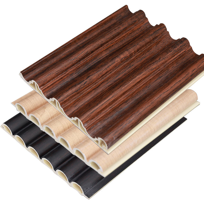 Εργοστάσιο εσωτερική διακόσμηση ξύλο πλαστικό σύνθετο PVC επίστρωση επένδυση πλεγμένο τοίχωμα Wpc εσωτερικό τοίχωμα πάνελ