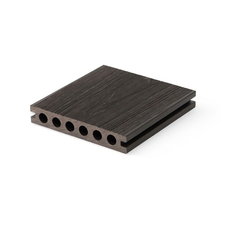 Ανθεκτικό ξύλο Σκόρδι εξωτερικό WPC δαπέδα ξύλο πλαστικό σύνθετο Co Extrusion Decking