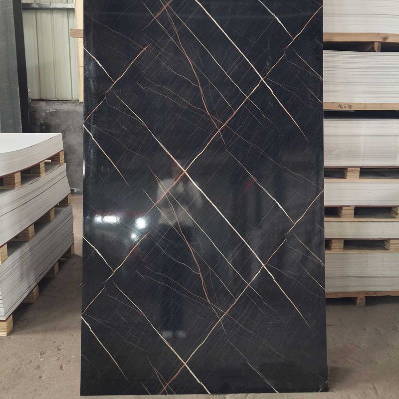 Ελαφρύ UV PVC μαρμάρινο φύλλο τοίχου Πίνακα σε 3 mm ή 4 mm πάχος 3d