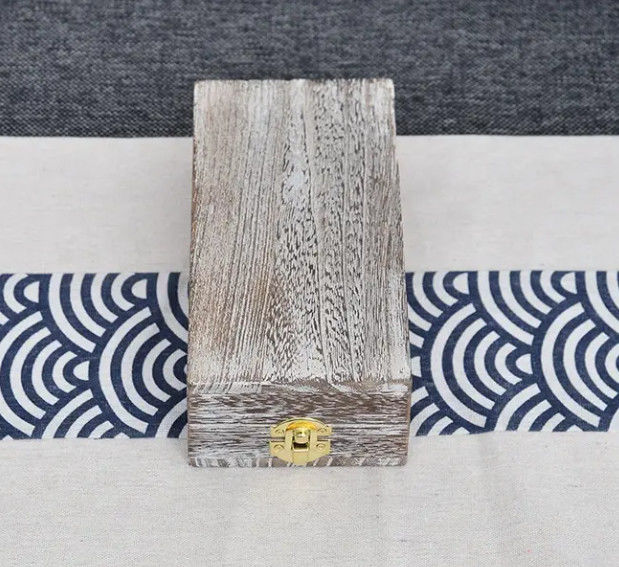 Προσαρμοσμένο Πολυχρωματικό Paulownia Σκληρό ξύλινο κοσμηματοφυλάκιο για αποθήκευση δώρων