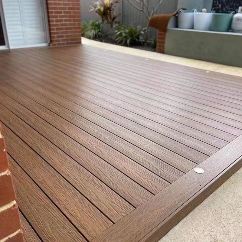Καυτή πώληση Custom Hollow WPC Co-extrusion Decking Floor Outdoor Garden Decking Panels With Accessories (Κατά παραγγελία)
