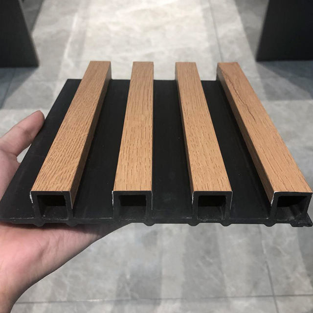 Pvc Wpc Εσωτερικό Πάνελ Τοίχου Λιπαρό 3D Διακόσμηση Wpc Πάνελ Τοίχου Για Εσωτερικούς Χώρους Ξενοδοχείου Σχέδιο Μπαμπού