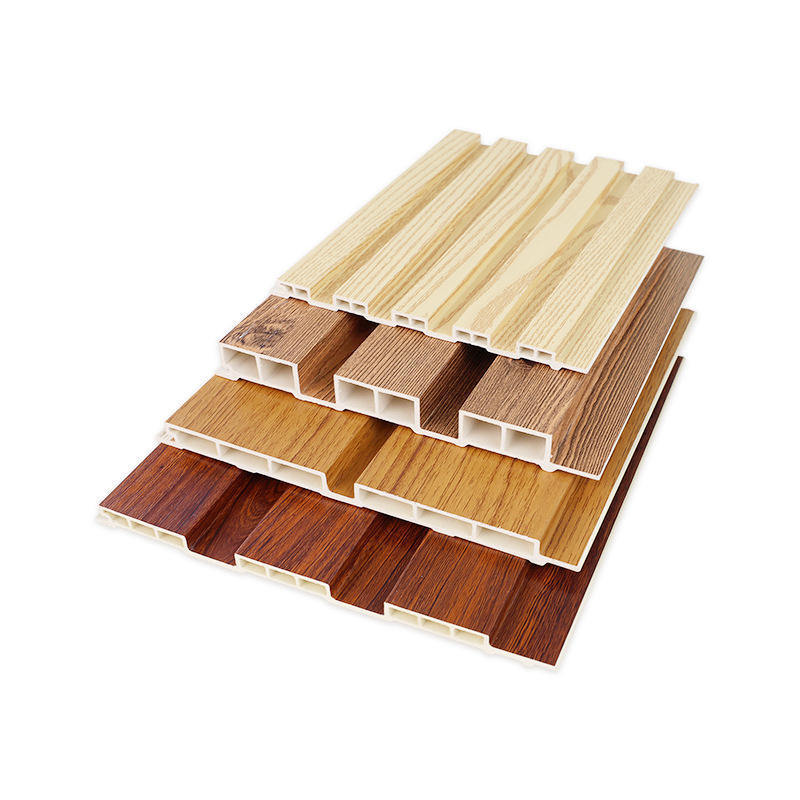 WPC ξύλινο τοίχωμα συνθετικό WPC τοίχωμα επένδυση πλακάκια εσωτερικό το φλεβωτό τοίχωμα