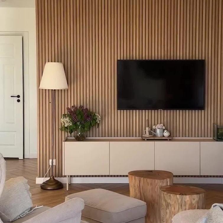 Εσωτερικό Πίνακα τοίχου WPC 3D PVC ξύλο εναλλακτικό εξωτερικό / εμπορικό / κουζίνα / γυμναστήριο Πίνακες πλαστικού φύλλου Αδιάβροχο τοίχωμα