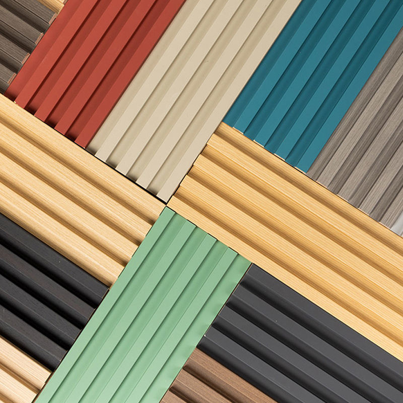 Βέλτιστη τιμή Wpc Τείχος Κάλυψη Πίνακες Νέο σχεδιασμό Fluted Τείχος εσωτερική διακόσμηση τοίχου