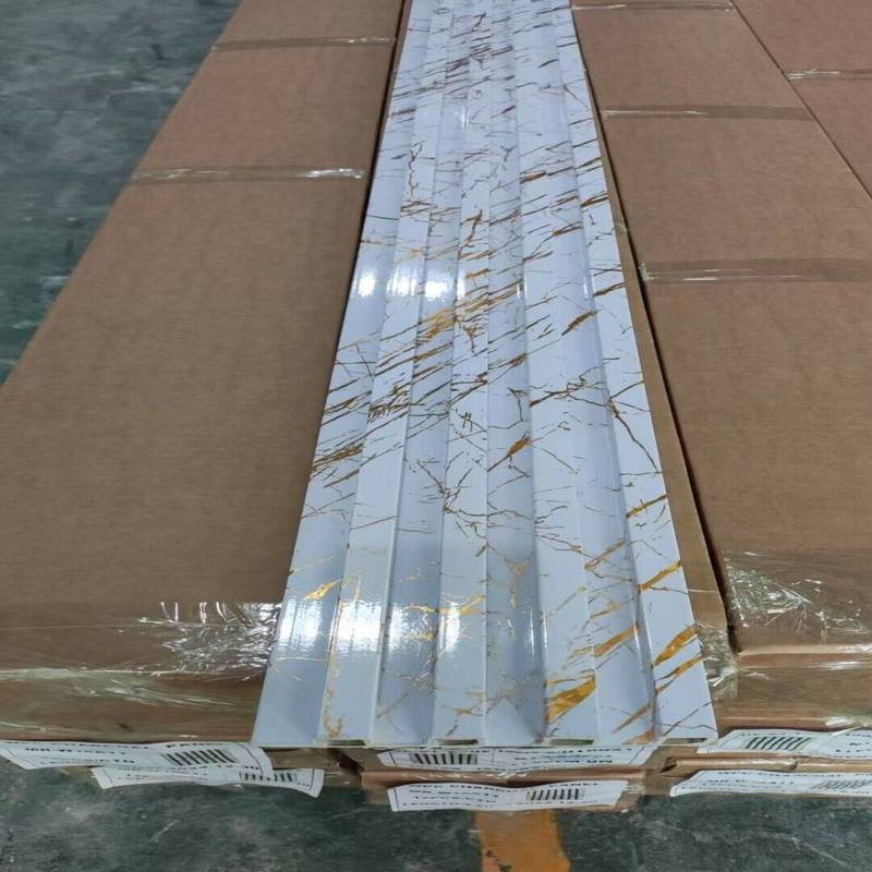 Σύγχρονη ξύλινη πλαστική σύνθετη WPC τοίχωμα για το εσωτερικό του μπάνιου PVC εναλλακτική