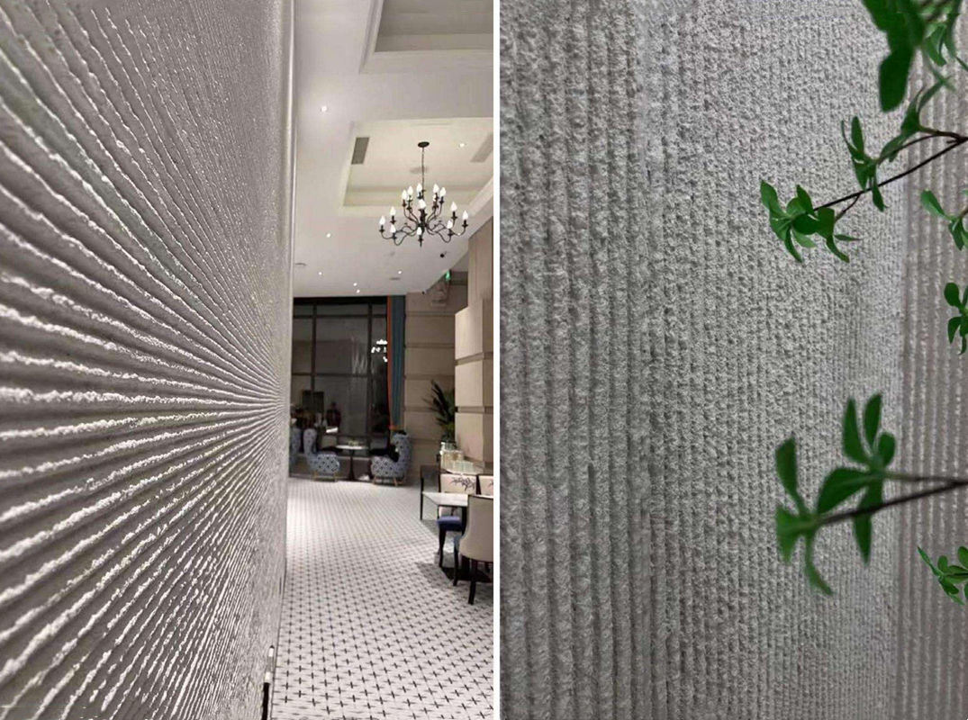 Αδιάβροχο 3D ευέλικτο μαλακό ελαστικό τραβερτίνιο τεχνητή πέτρα πλακέτες τοίχων μοντέρνο στυλ σχεδιασμού για επένδυση υπνοδωμάτια