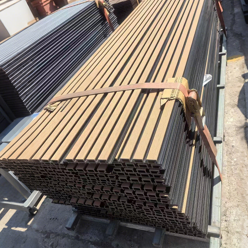 Γεωργικό πλαστικό σύνθετο εξωτερικό εξωτερικό Wpc τοίχωμα επένδυση υδατοασφαλής Wpc πλωτό πάνελ διακοσμητικό τοίχωμα εξωτερικό