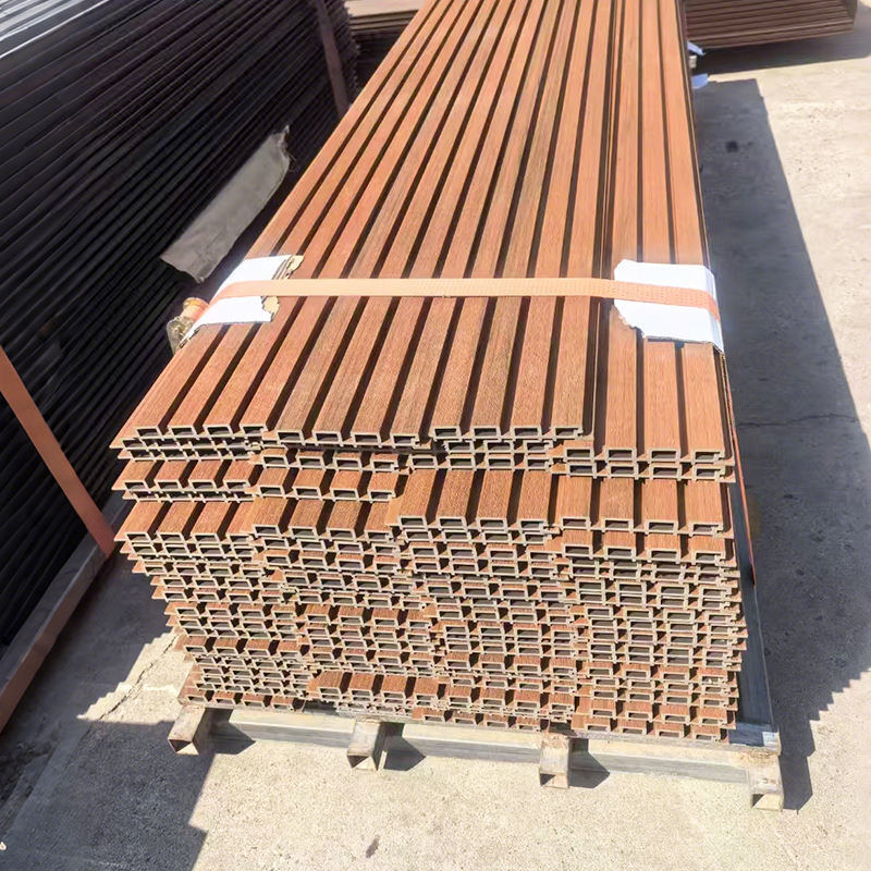 Γεωργικό πλαστικό σύνθετο εξωτερικό εξωτερικό Wpc τοίχωμα επένδυση υδατοασφαλής Wpc πλωτό πάνελ διακοσμητικό τοίχωμα εξωτερικό