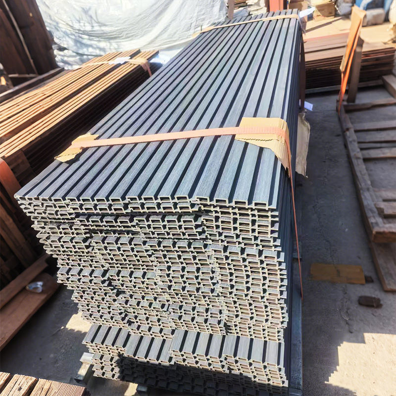 Γεωργικό πλαστικό σύνθετο εξωτερικό εξωτερικό Wpc τοίχωμα επένδυση υδατοασφαλής Wpc πλωτό πάνελ διακοσμητικό τοίχωμα εξωτερικό