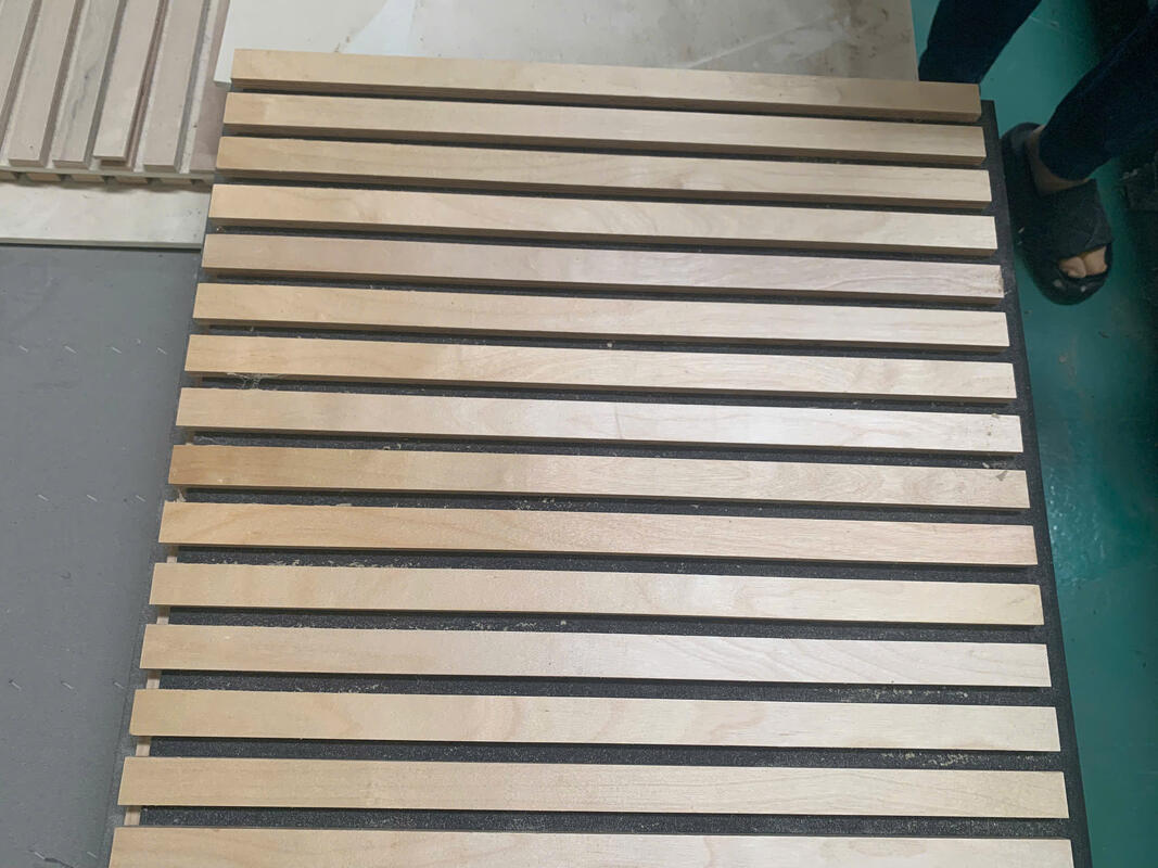 Ακουστικοί πίνακες Πίνακες τοίχων Πίνακες PET MDF Ακουστική τοιχογραφία για έπιπλα Ακουστικοί ξύλινοι πίνακες τοίχων σύγχρονο σχεδιασμό Ευέλικτος