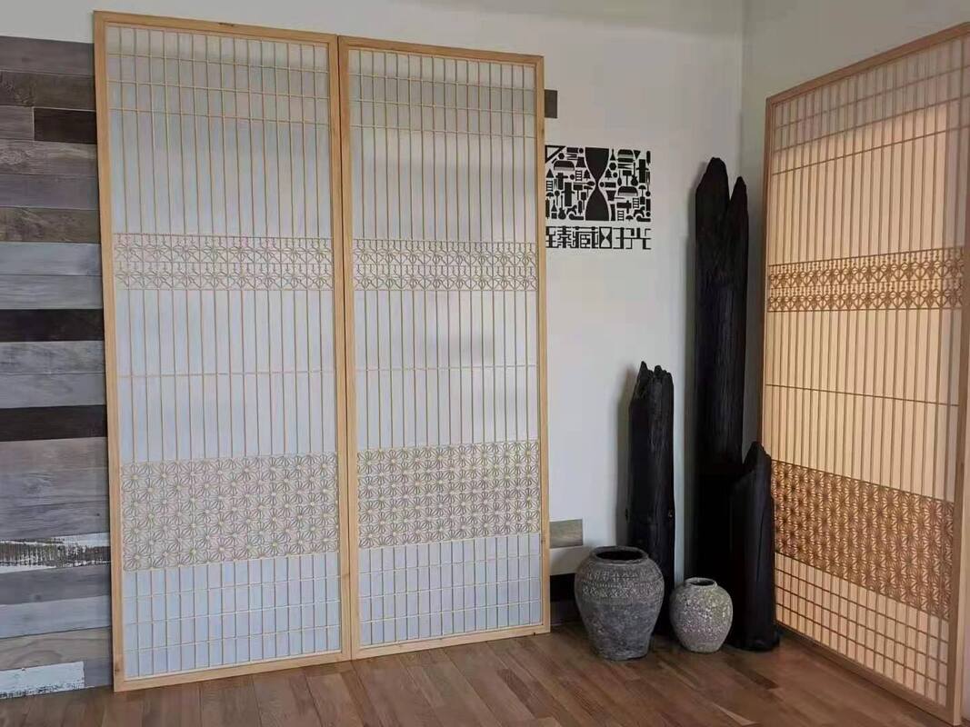 Υψηλής τεχνολογίας Παραδοσιακό Ιαπωνικό Χινόκι ξύλινο ανθόφυλλο ή Kumiko για έπιπλα ή παράθυρα