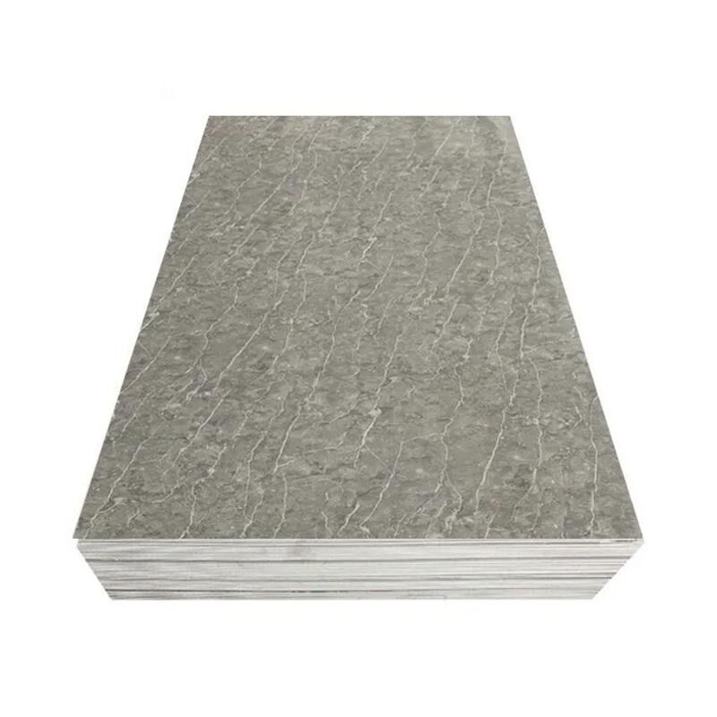 Υψηλής ποιότητας PVC τοίχωμα με UV μαρμάρινο αποτέλεσμα υγρασία & υδατοασφαλής WPC για διακόσμηση ξενοδοχείων Καλύτερη τιμή