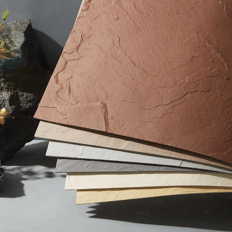 Ανερόστεγοι Πυροστεγείς Φαλακές μαλακές πέτρες Τραυρτινί Τείχη Κλασικού Στυλ Δυνατό να Τυλιχθεί Τεχνητό Ευέλικτο εσωτερικό επένδυμα