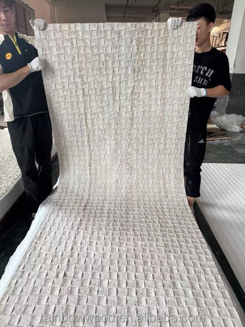 MCM Soft Series Σύγχρονη σχεδίαση Ευέλικτη Τεχνητή φιλική προς το περιβάλλον Πυροσβεστική Πυροσβεστική Μεγάλη πλάκα Εσωτερική εξωτερική διακόσμηση τοίχων 3D