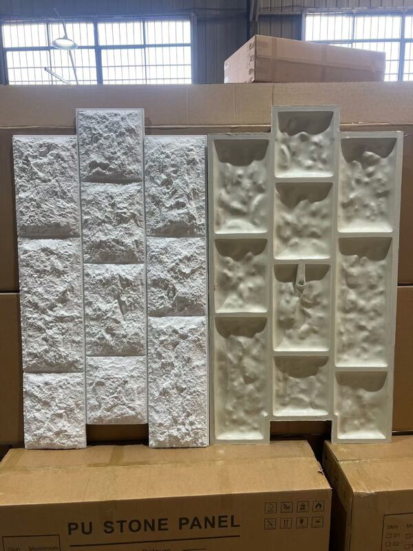 Καινοτόμες λύσεις διακόσμησης τοίχων Πυροστασία Πυροστασία PU Τεχνητό πέτρινο τοίχωμα για εσωτερική και εξωτερική επένδυση τοίχου