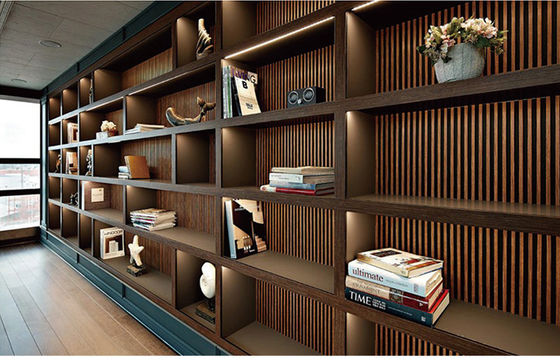 Εσωτερική WPC FSC ξύλινη υγρασία επιτροπής τοίχων σιταριού - προσαρμοσμένο απόδειξη λογότυπο