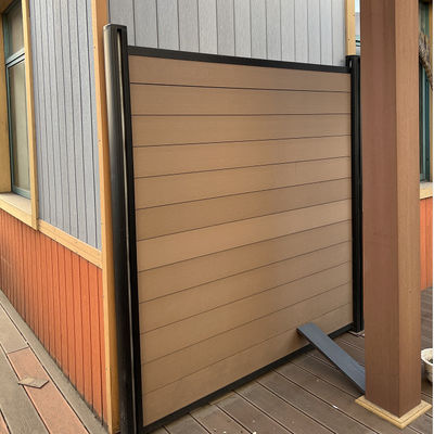 Εξωτερικό ιδιωτικό σπίτι WPC εξωτερικός φράχτης κήπος σύνθετοι φράχτες πάνελ