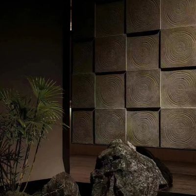 Ελαφρύς PU πέτρινος πίνακας τοίχου Τεχνητός πολυουρεθάνιος πέτρινος πίνακας 3D τοίχος