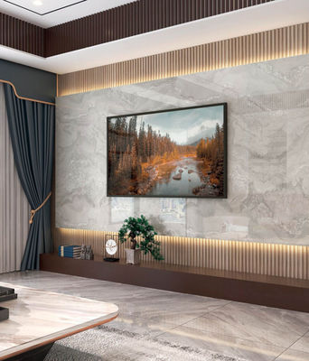 Ζεστή πώληση Μπαμπού Γαιάνθρακα Πίνακα τοίχου Σκληρό 1220 X 2800 mm Αδιάβροχο σύνθετο Μαρμάρινο Σκόρμπα Μπαμπού Γαιάνθρακα