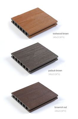 WPC εξωτερικά πλακάκια 3D ανάγλυφη ξύλινη πλαστική σύνθετη επιφάνεια για κήπο