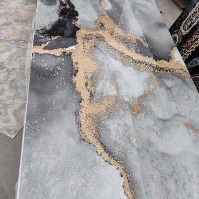 Υψηλής πυκνότητας φούσκα PVC 1220*2440 Μαρμάρινο φύλλο PVC UV Ανερόφθαλμος πίνακας UV