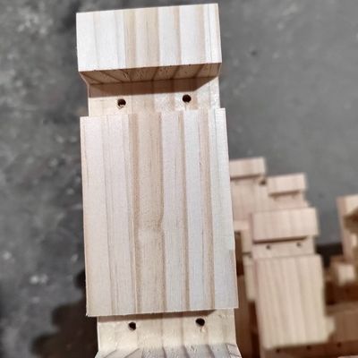 Σύγχρονο σχεδιασμό ξύλινο αποθηκευτικό υπόστεγο εξωτερικό ρουστίκ αδιάβροχο κήπο από πεύκο ξύλο