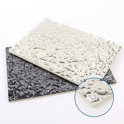 8mm μπαμπού άνθρακα ξύλου κόκκος wpc διακοσμητικό εσωτερικό τοίχωμα