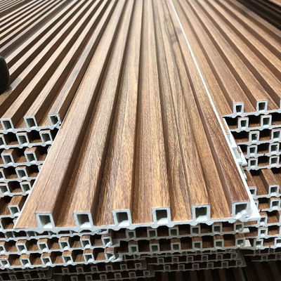 Αντικατάστατο ξύλου Πίνακα με φτερό Wpc εσωτερικό τοίχωμα 3D τοίχωμα Wpc