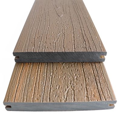 UV-Stable Exterior Solid Waterproof Wooden High Strength CE Certified WPC Wood Plastic Composite Decking Of Double Colors (Σταθερή εξωτερική ακτινοβολία UV-Σταθερή στερεή υδατοστεγή ξύλινη υψηλής αντοχής CE πιστοποιημένη WPC ξύλινη πλαστική σύνθετη επιφάνεια διχρωματικών χρωμάτων