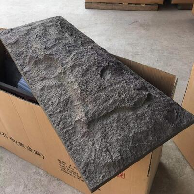 Σύγχρονος Σχεδιασμός PU Πέτρινο Πάνελ Τοίχου PVC Τεχνητή Πέτρα Αφρός για Εσωτερική Εξωτερική Αδιάβροχη Λειτουργία Διακοσμητικού Τύπου Φύλλου