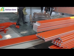 Εσωτερική ξύλινη πλαστική σύνθετη επένδυση φλεβώδης τοίχος Wpc εσωτερικό τοίχος πάνελ