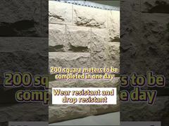 3D Χονδρική Τέχνη Εσωτερική Εξωτερική PU Πέτρα Πολυουρεθάνη Τεχνητή Πέτρα Επένδυση Τοίχου Πάνελ Πλάκα Επίδειξη